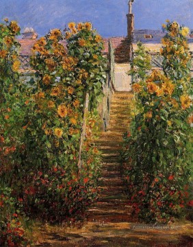 Les étapes à Vetheuil Claude Monet Peinture à l'huile